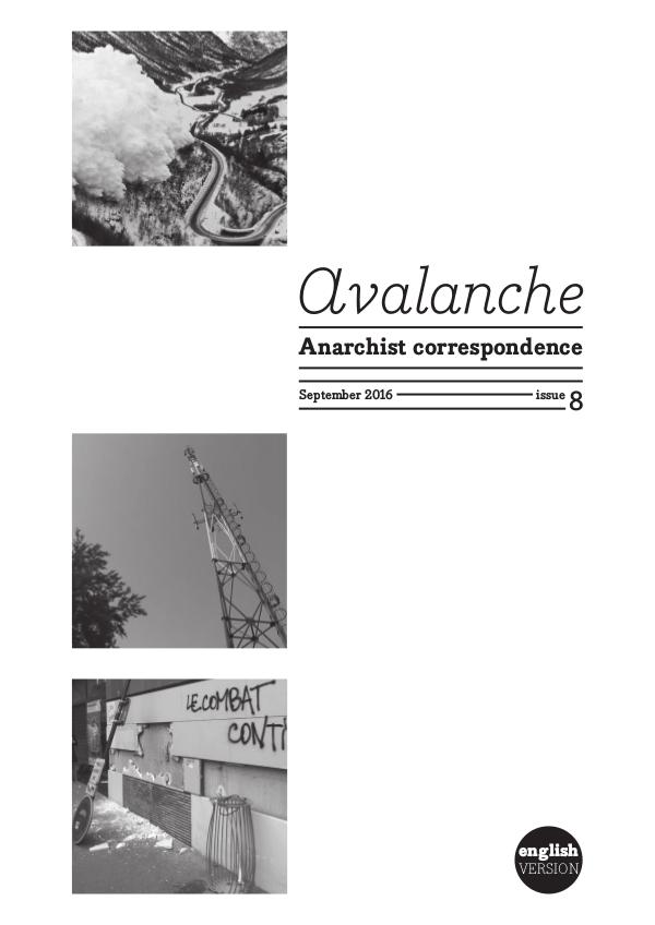 Avalanche - The Anarchist correspondence zine 8