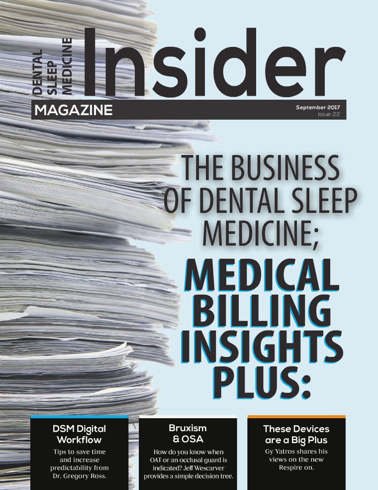 Dental Sleep Medicine Insider September 2017