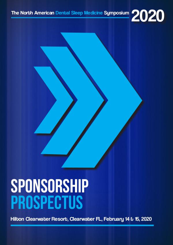 2020 NADSM Symposium Exhibitor Prospectus Sponsorship Prospectus 2020
