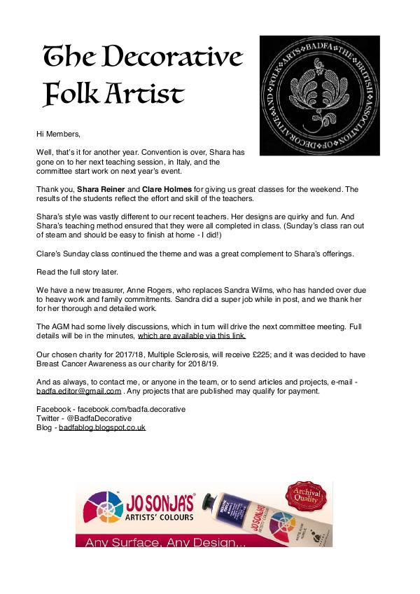 The Decorative Folk Artist Issue 108