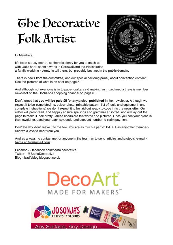 The Decorative Folk Artist Issue 112