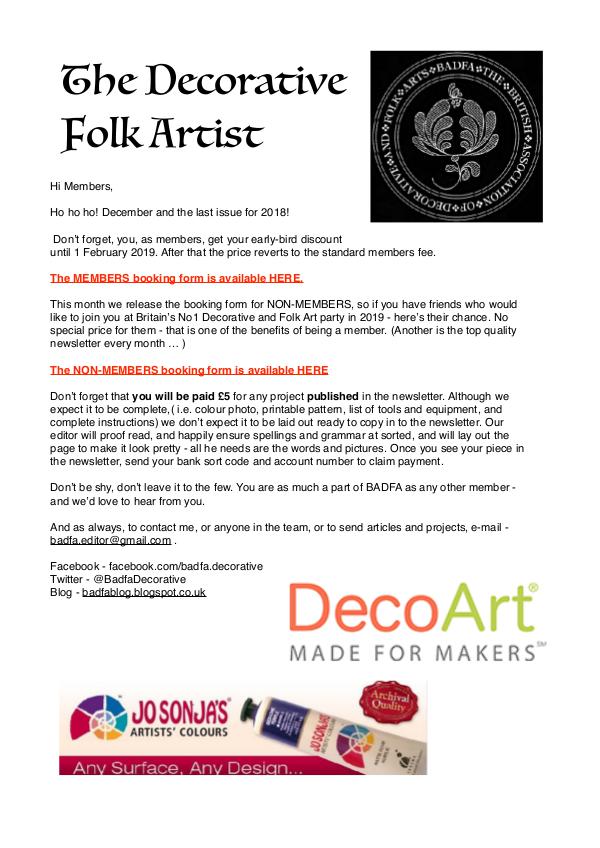 The Decorative Folk Artist Issue 114