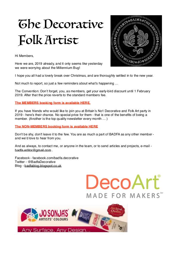 The Decorative Folk Artist Issue 115