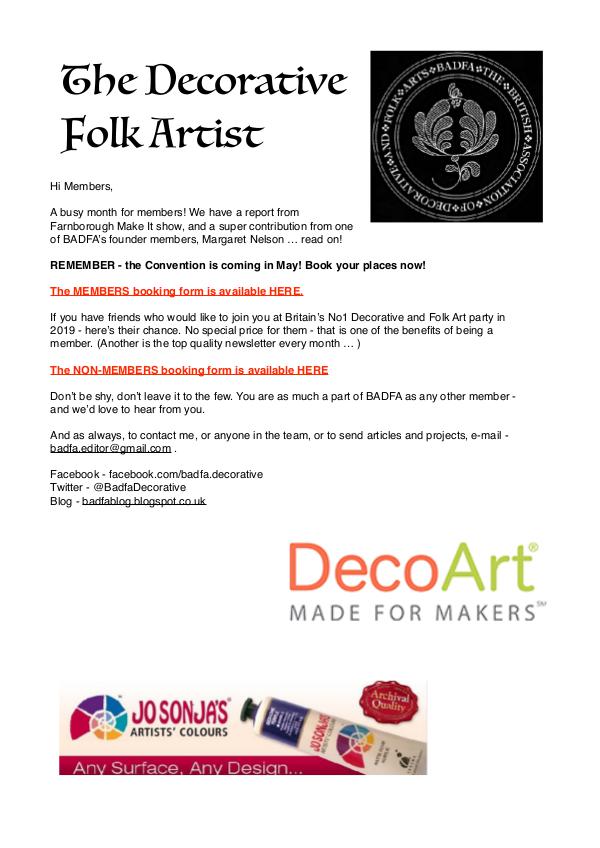 The Decorative Folk Artist Issue 117