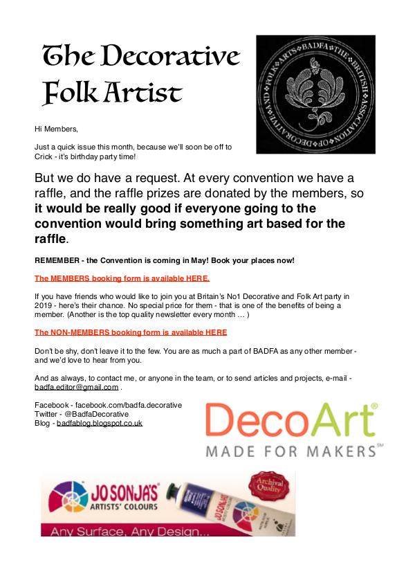The Decorative Folk Artist Issue 119