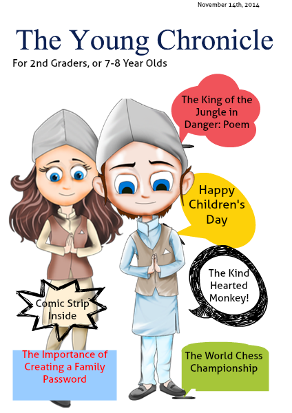 The Young Chronicle: For 2nd Graders November 14th, 2014