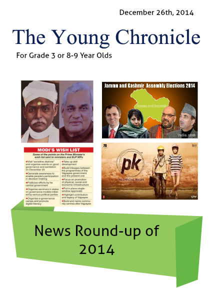 The Young Chronicle: For Grade 3 December 26th, 2014