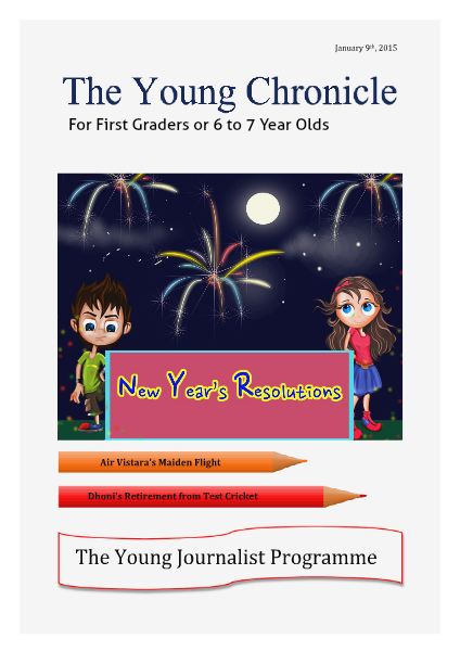 The Young Chronicle: For 1st Graders January 9th, 2015