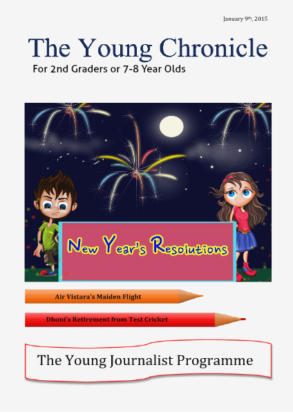 The Young Chronicle: For 2nd Graders January 9th, 2015