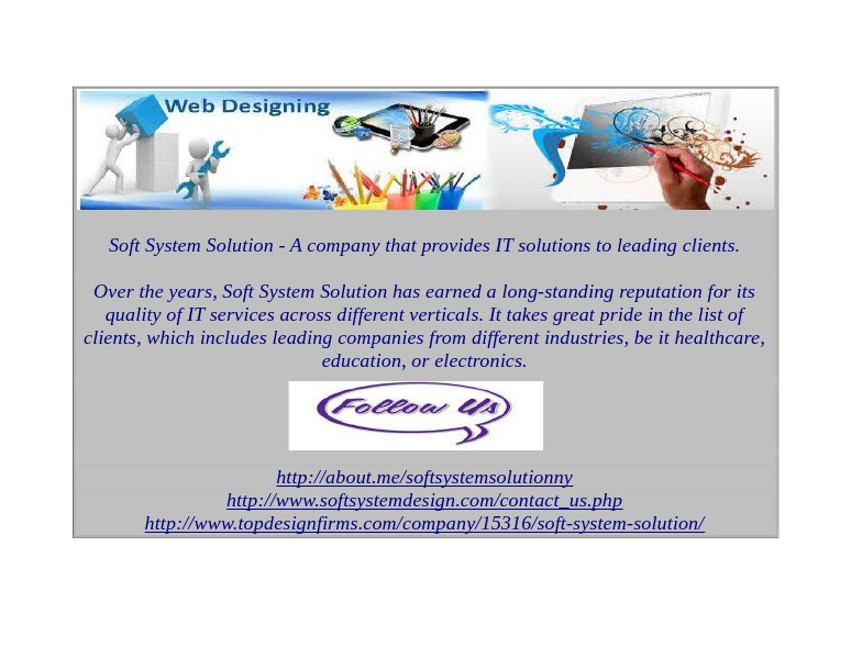 Soft system solution- Trustworthy IT company 1