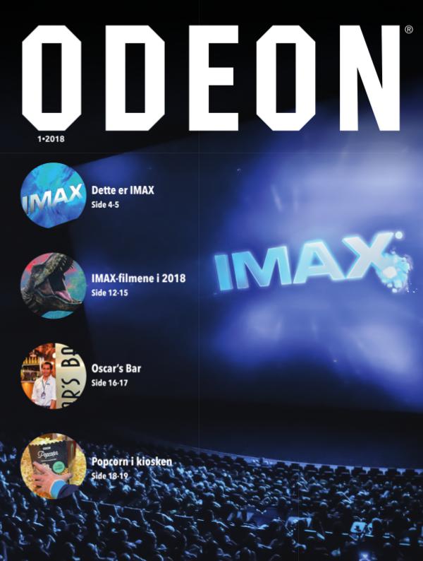 ODEON OSLO ODEON magasinet 1•2018