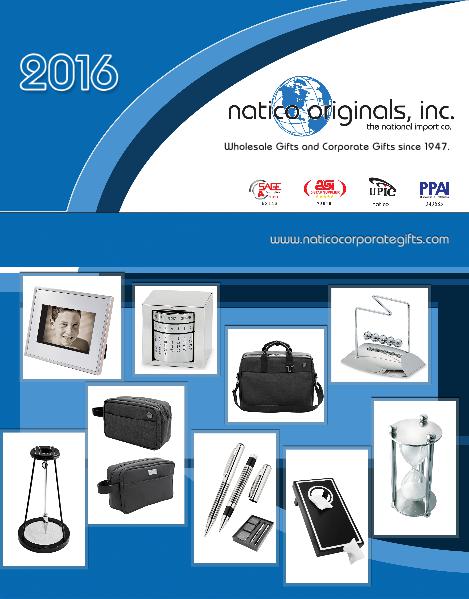 ASI Catalog 2016 Natico ASI Catalog - 2016