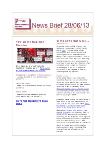 Weekly Employment Law News Briefs 28/06/13