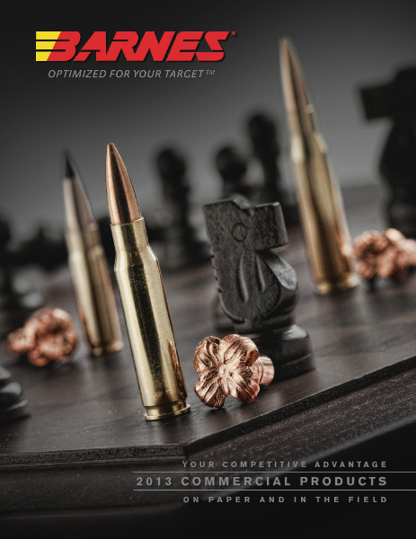 Barnes Bullets 2013 Catalog