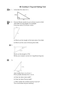 Awesome Maths Revision Feb 2013