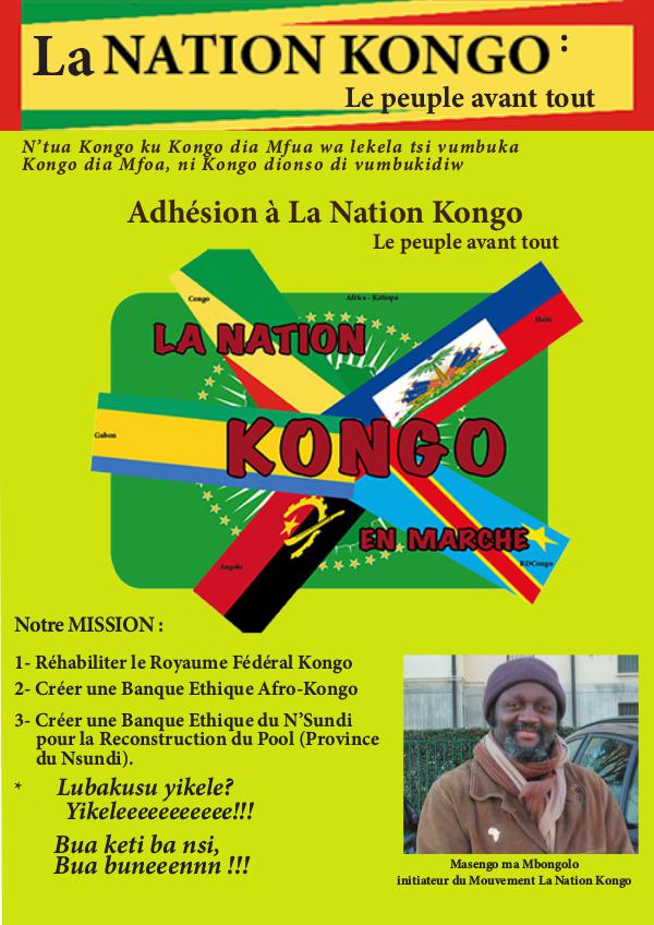 Adhésion à La Nation Kongo Le peuple avant tout La Nation Kongo 2018