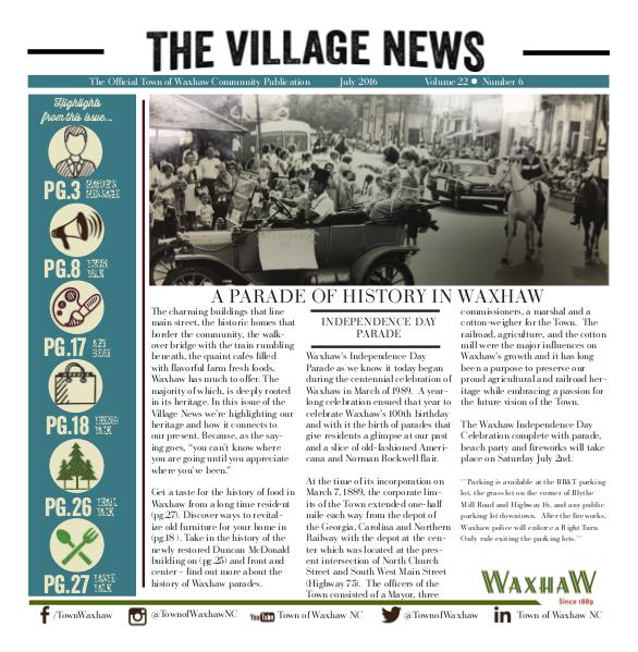 The Village News July 2016