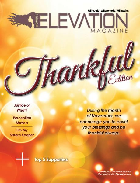 Women's Elevation Magazine November 2015