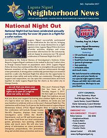 Laguna Niguel Neighborhood News July-September 2017