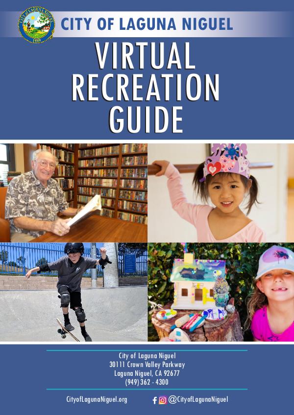 City of Laguna Niguel Recreation Brochure Virtual Recreation Brochure 4.10.20 Final