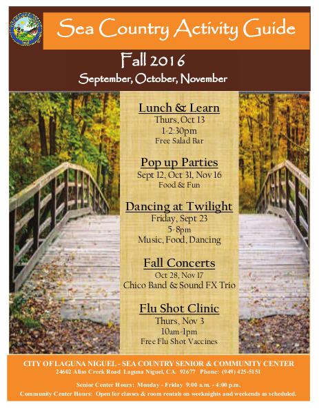 Sea Country Activity Guide Fall 2016