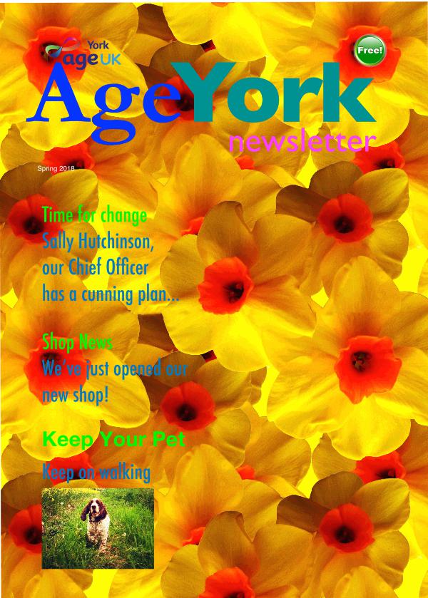 Age UK York Magazine Spring Summer 2015 Feb 18 News Low Res