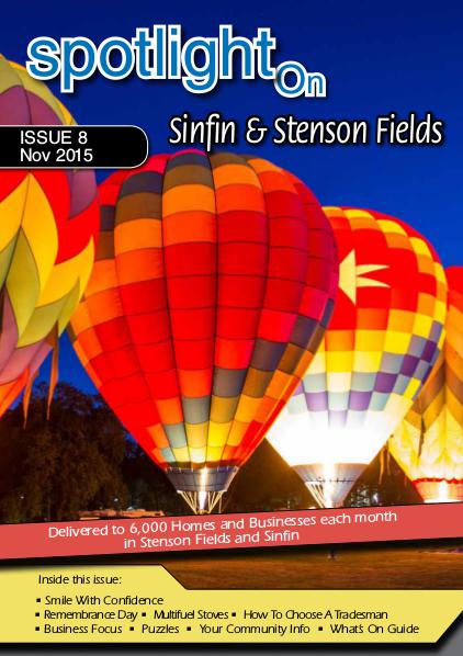Spotlight Magazine Sinfin & Stenson Fields Nov 15