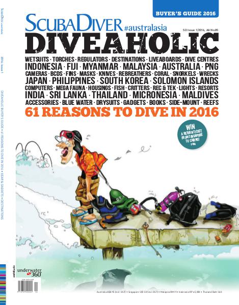 Scuba Diver Australasia Magazine + ALERTDIVER Issue 01/2016
