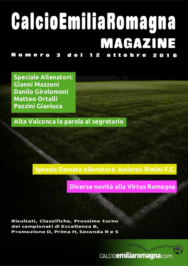CalcioEmiliaRomagna Magazine Numero 3