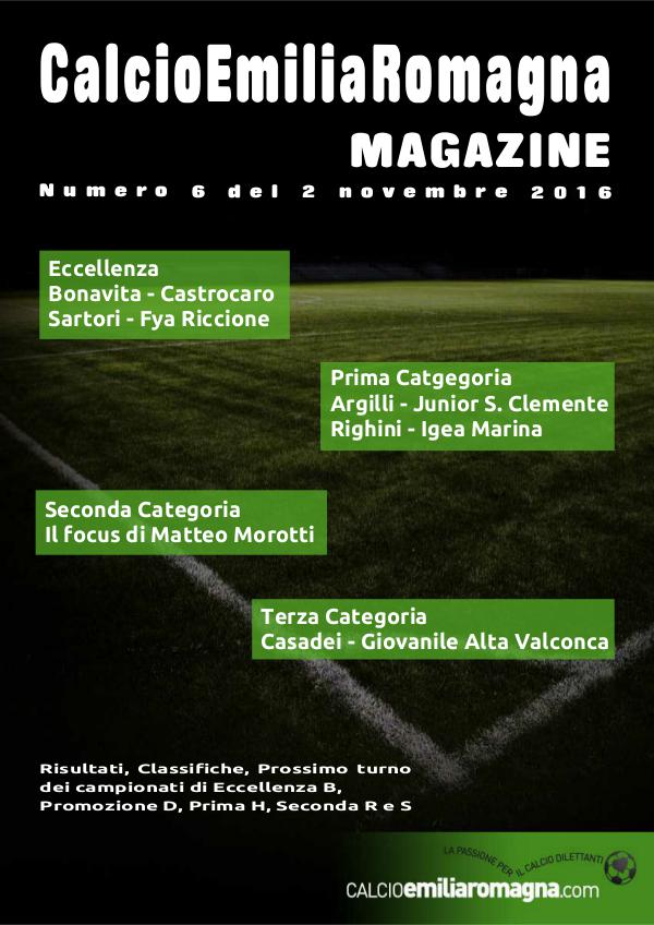 CalcioEmiliaRomagna Magazine Numero 6
