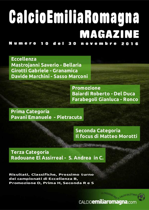 CalcioEmiliaRomagna Magazine Numero 10