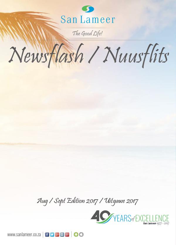 San Lameer Newsflash/Nuusflits Aug / Sept 2017