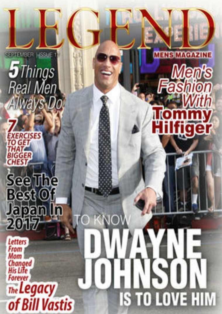 Legend Men's Magazine Dwayne Johnson
