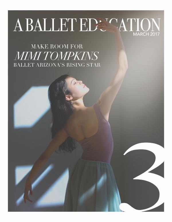 a Ballet Education ISSUE 3 |  SPRING 2017