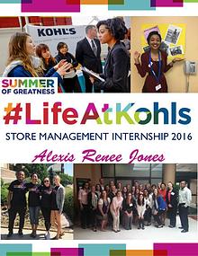 Kohl's Store Management Internship 2016