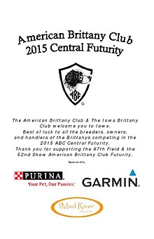2015 American Brittany Club Central Futurity