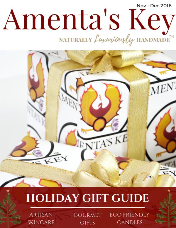 Amenta's Key 2016 Holiday Gift Guide Nov-Dec