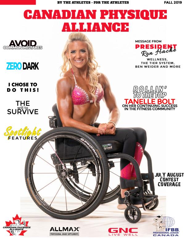 CANADIAN PHYSIQUE ALLIANCE FALL ISSUE SEPTEMBER/OCTOBER