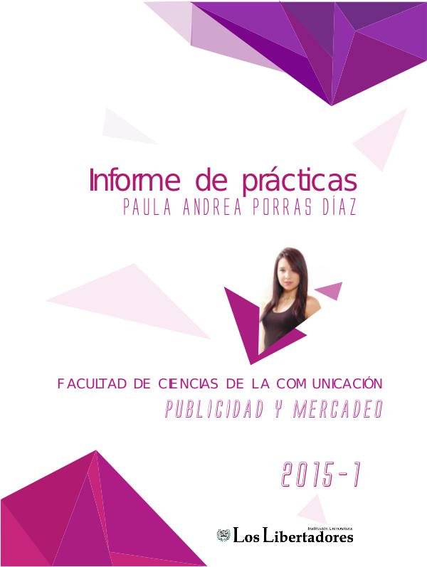 Informe de prácticas PAULA ANDREA PORRAS DÍAZ revista final prácticas