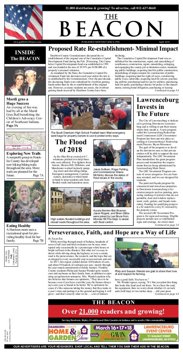 the BEACON Newspaper, Indiana beaconwebapr2018