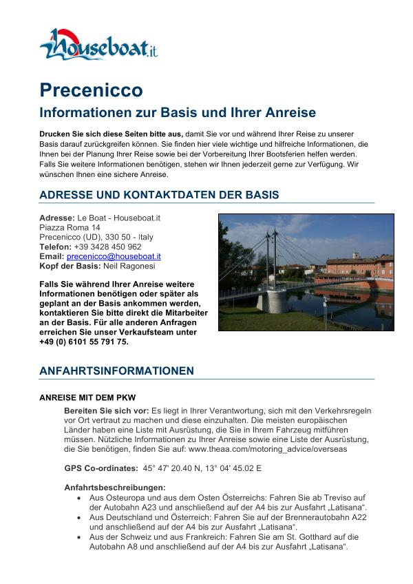 Basis Precenicco German Version