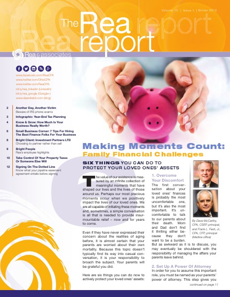The Rea Report Winter 2015