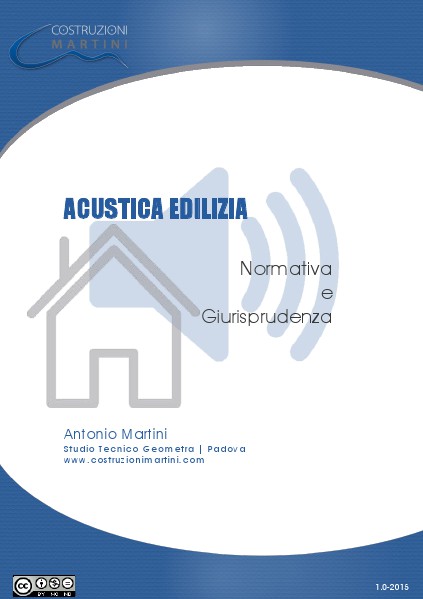 Acustica Edilizia Normativa - Costruzioni tini - Geometra Padova Acustica Edilizia Normativa - apr 2015