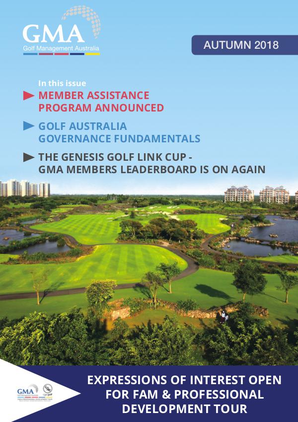 Golf Management Australia Autumn 2018