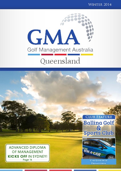 GMAQ - Golf Management Australia Queensland Winter 2014