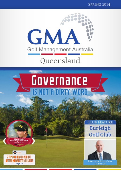 GMAQ - Golf Management Australia Queensland Spring 2014