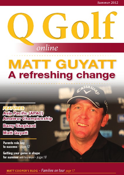 Q Golf - Official online magazine for Golf Queensland Summer 2012
