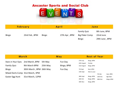 Ancaster Sports and Social Club 1