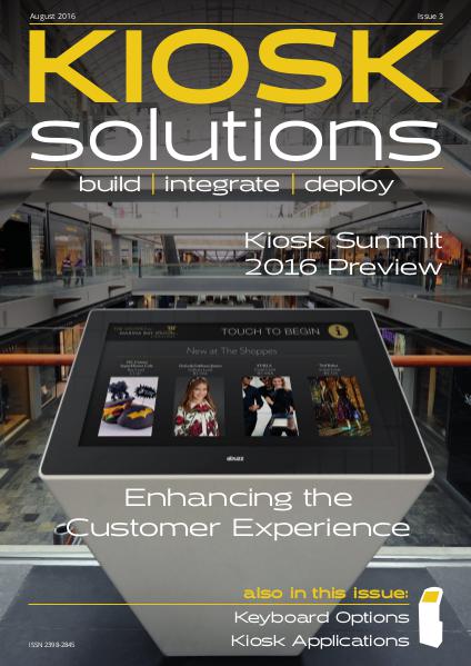 Kiosk Solutions Aug-Sept 2016