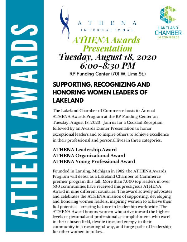 ATHENA Awards Sponsorship Opportunities ATHENA Sponsorship Opportunities Form